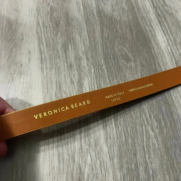 VERONICA BEARD Elsy Crocodile-embossed Belt main image 4